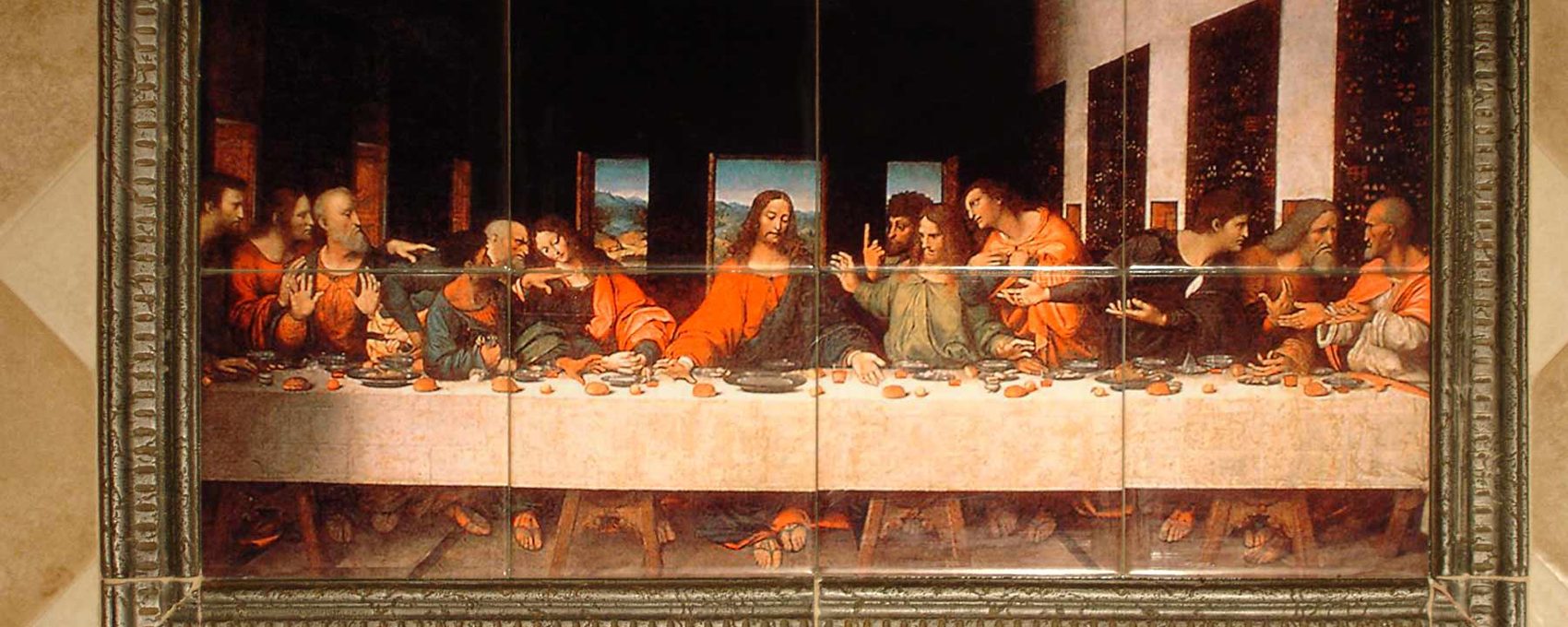 Last Supper Ceramic Tile Backsplash Mural
