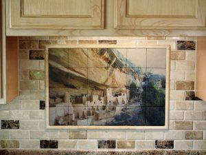 Mesa Verde Kitchen Backsplash Tile Mural