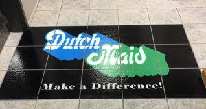 Dutch Maid Floor Tile Glass Medallion