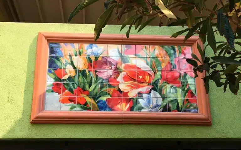 Flower Bouquet Outdoor Wall Art