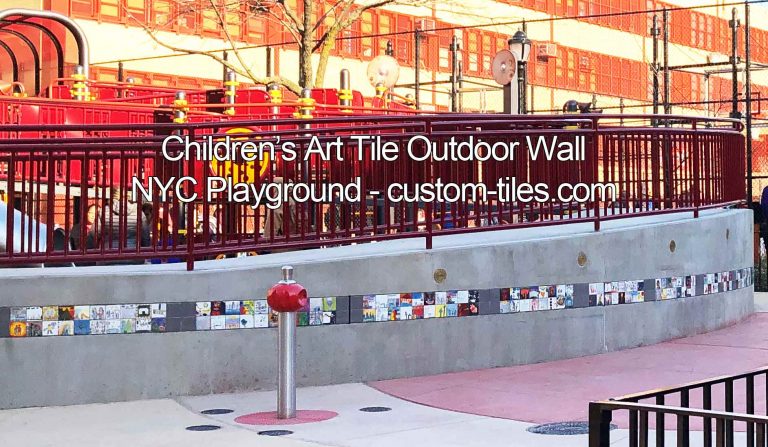 New York Children's Art Tiles Outdoors