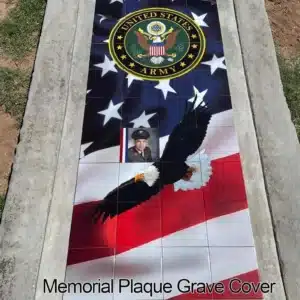 Memorial Plaque Custom Grave Cover