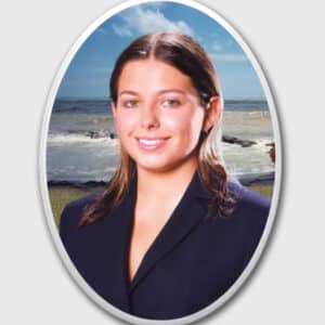 Oval Memorial Portrait Photo Headstone Tile